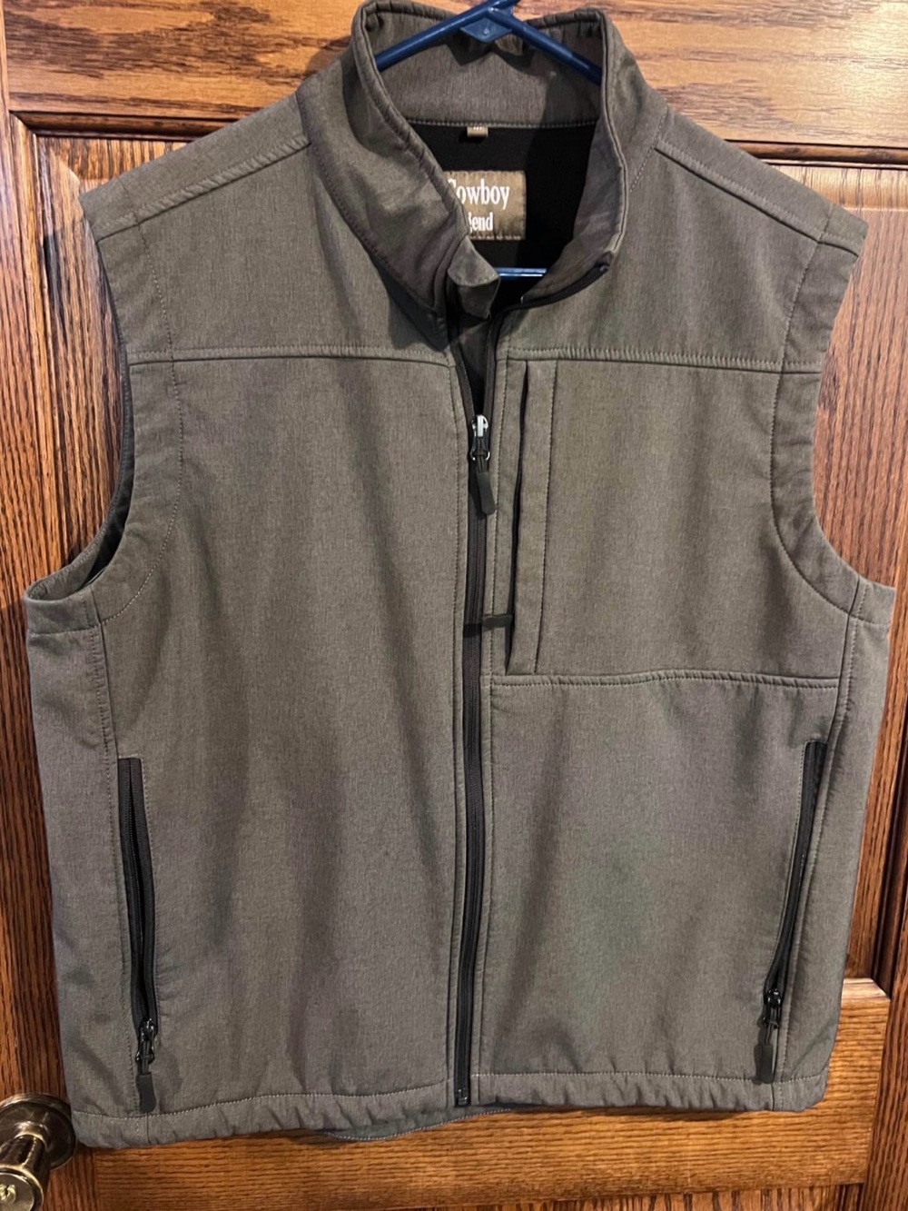 Men's Gray Quilted Vest